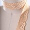 2 yards Light Peach Stretch Lace Trim 1" Floral Elastic Ribbon for Sewing Lingerie & Craft Projects